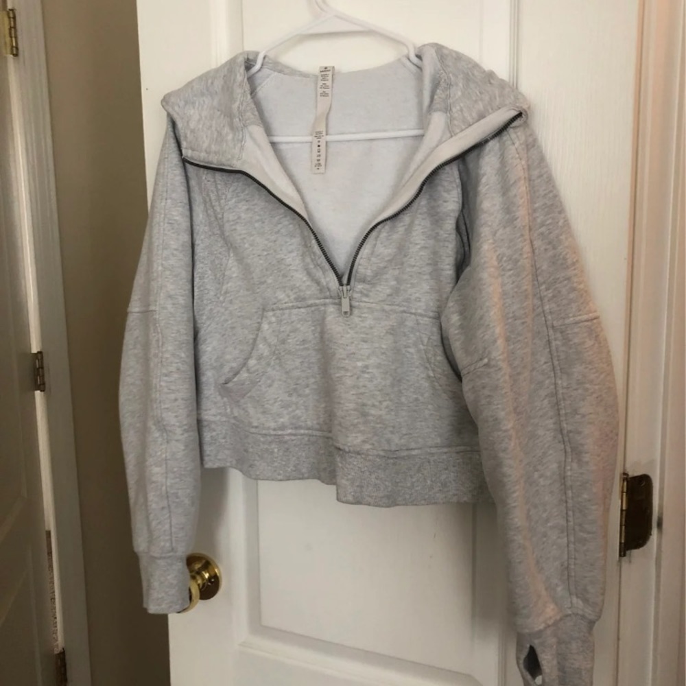 Lululemon oversized half zip scuba